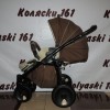 Tutis Zippy New коляска 2 в 1 коричневая с бежевым