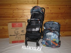 #Baby Care Daily Black прогулочная коляска