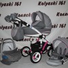 #Bebe-Mobile Toscana Rainbow 3 в 1 детская коляска:люлька, прогулочный блок+авто-люлька