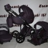 #Bebe-Mobile Marconi 100 % кожа детская коляска 3 в 1