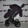 #Детская коляска 3 в 1 Bebe-Mobile Marconi 100 % сливовая кожа