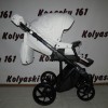 #Белая кожаная коляска 2 в 1 Bebe-Mobile Marconi Be1