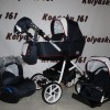 #Bebe-Mobile Gusto Детская коляска 3 в 1: люлька+прогулочный блок+авто-люлька