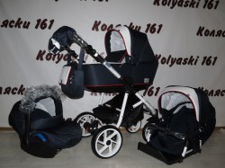 #Bebe-Mobile Gusto Детская коляска 3 в 1: люлька+прогулочный блок+авто-люлька