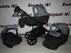 #Bebe-Mobile Gusto детская коляска 3 в 1: люлька, прогулочный блок+авто-люлька